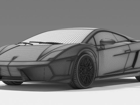 Lamborghin Gallardo 3D Model