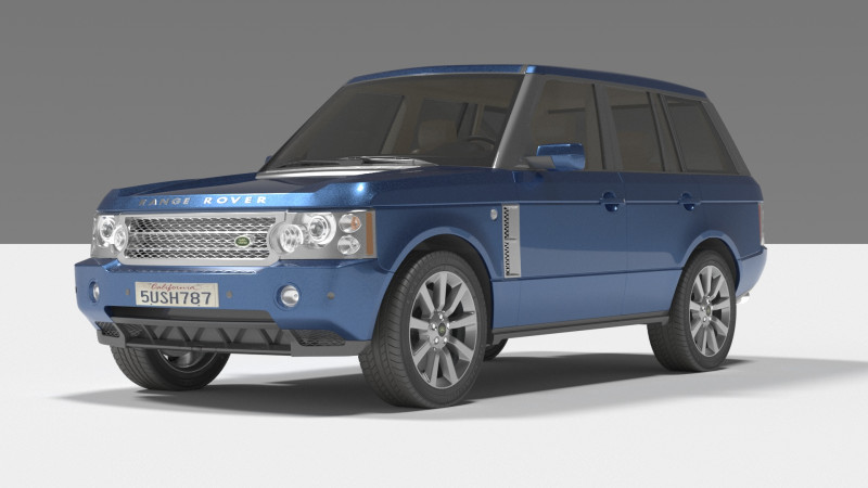 Range Rover Model 3D .c4d .max .obj .3ds .fbx .stl .blend