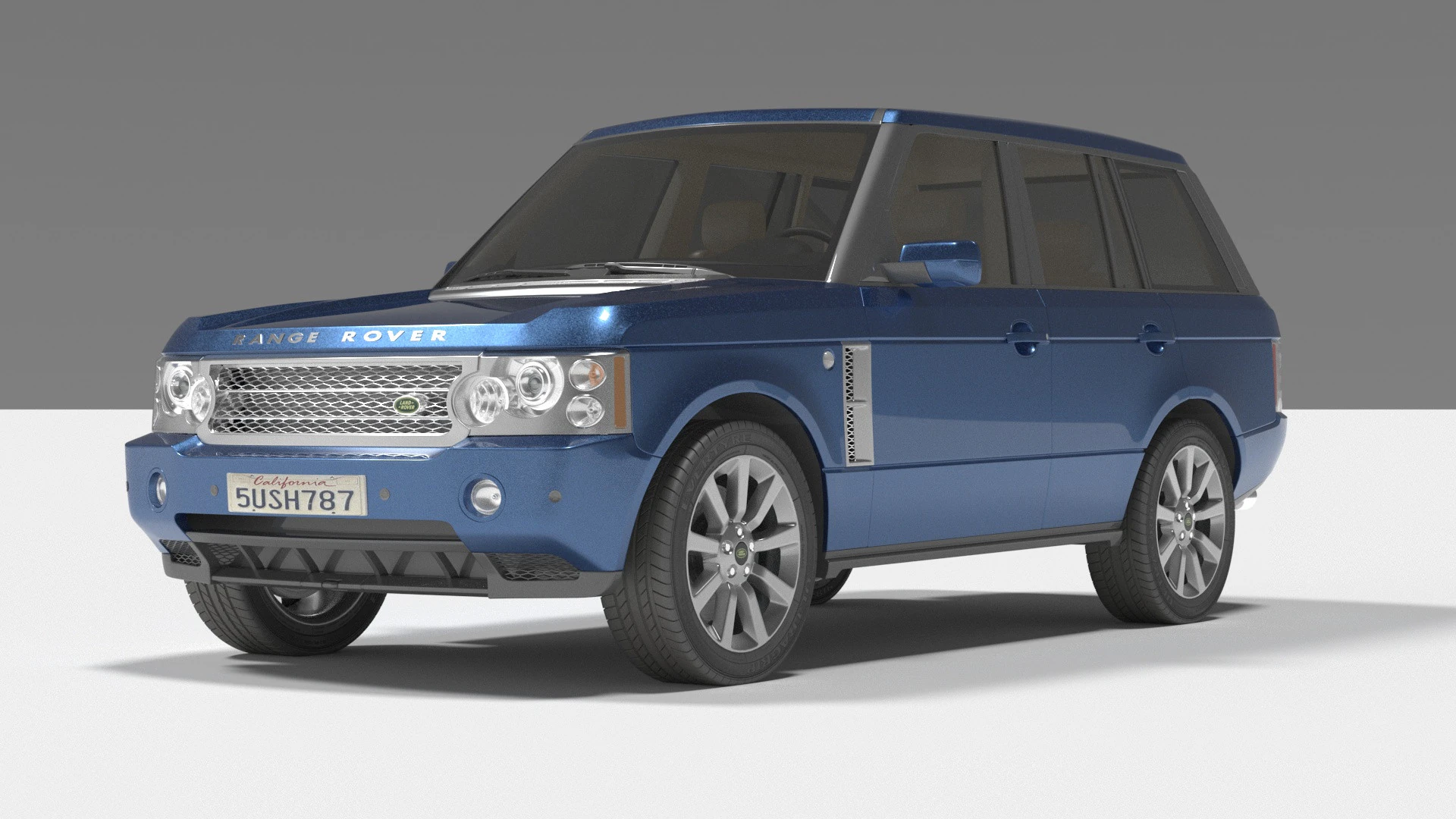 Range Rover Modèle 3D .c4d .max .obj .3ds .fbx .stl .blend 
