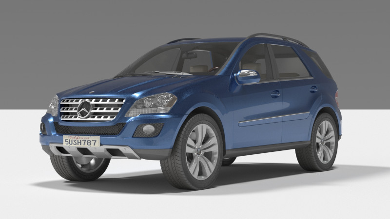 Mercedes ML 500 Modelo 3D .c4d .max .obj .3ds .fbx .stl .blend