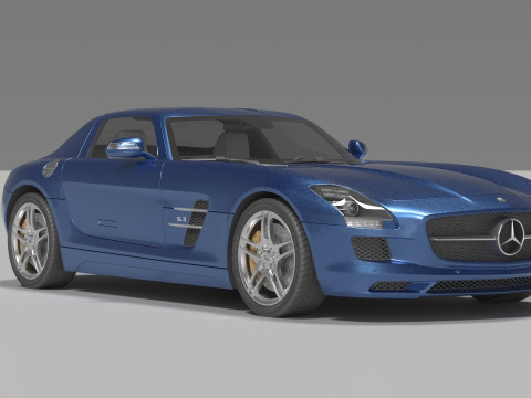 Mercedes SLS AMG 3D Model