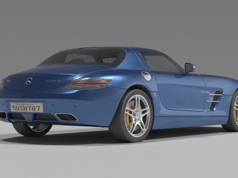 Mercedes SLS AMG 3D Model