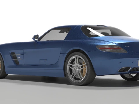 Mercedes SLS AMG 3D Model