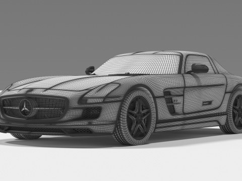 Mercedes SLS AMG 3D Model