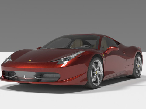 Pack 10 Cars 2 3D Model