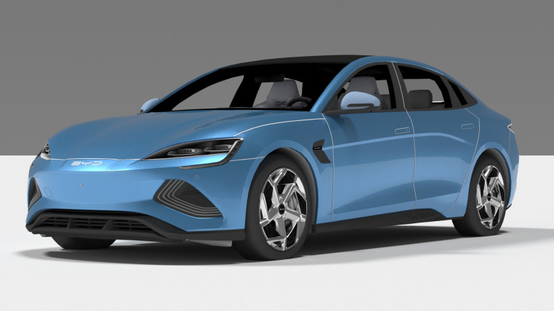 BYD SEAL 3D Model .c4d .max .obj .3ds .fbx .stl .blend 