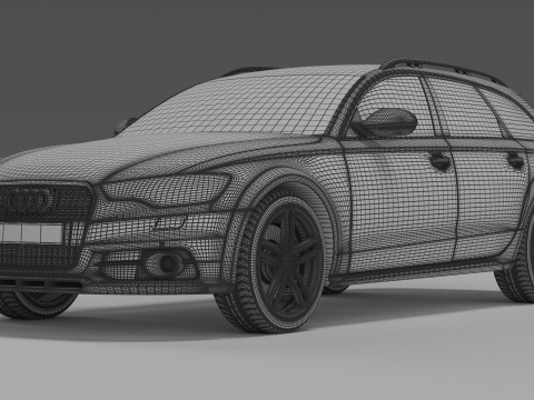 Ауди А6 3D Модель