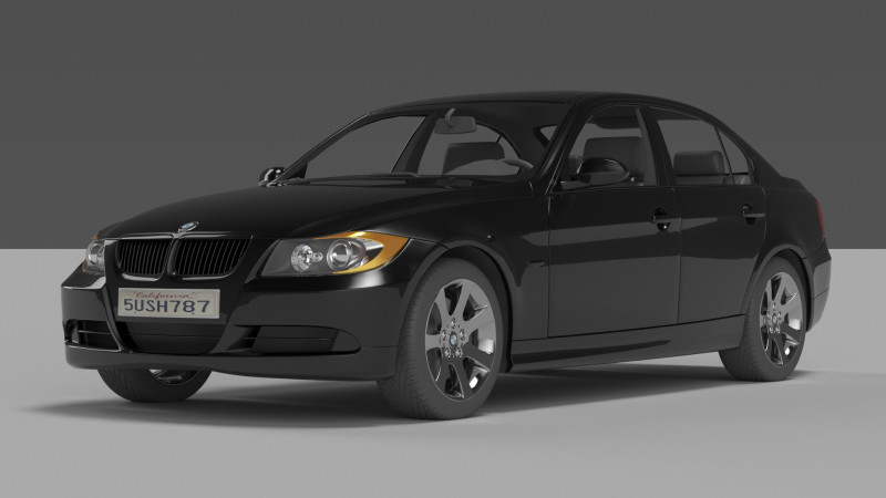 BM W 330 3D 모델 .c4d .max .obj .3ds .fbx .stl .blend