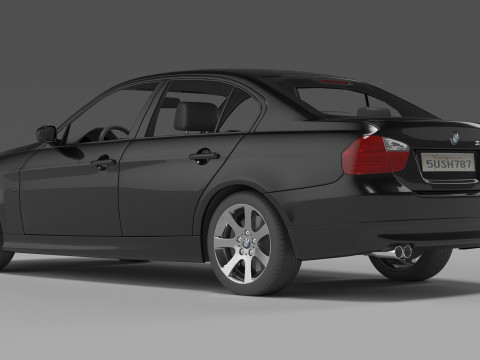 BM W 330 3D 모델