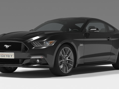 Mustang GT 3D Модель