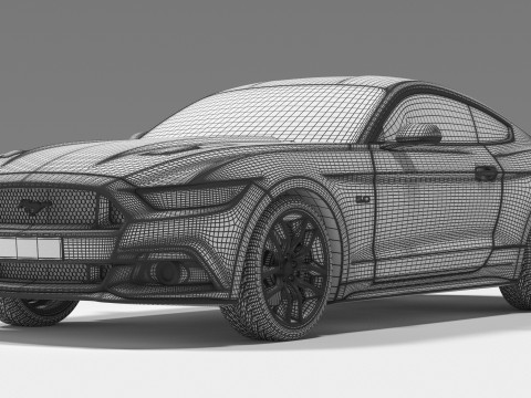 Mustang GT 3D 모델