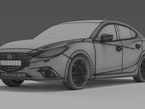 マツダ3 3Dモデル