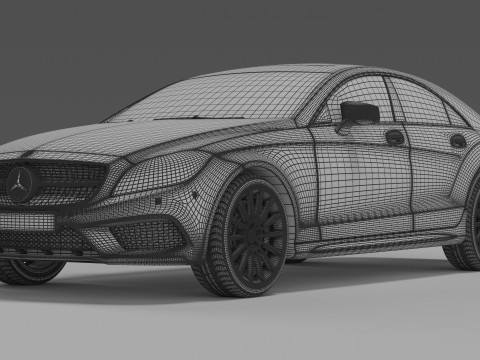 Mercedes CLS 500 3D Modell