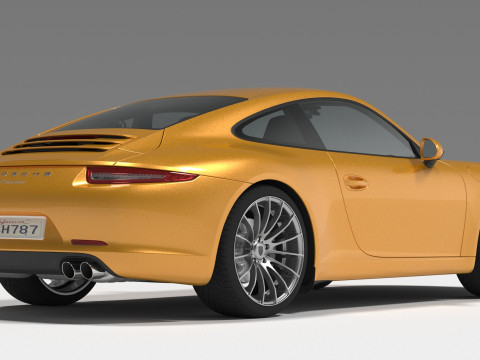 Porsche Carrera 3D 模型