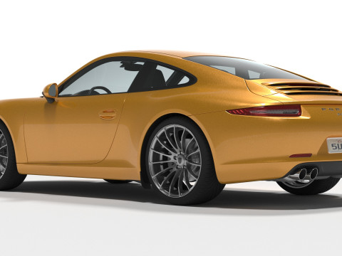 Porsche Carrera 3D 模型