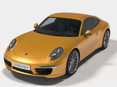 Porsche Carrera 3D 模型
