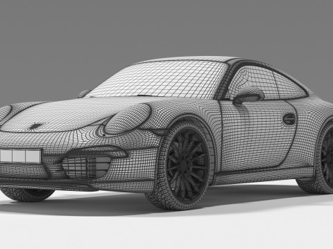 Porsche Carrera 3D 模型