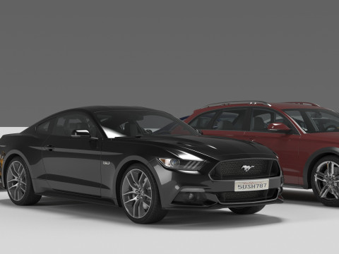 Pack 10 cars 3 3Dモデル