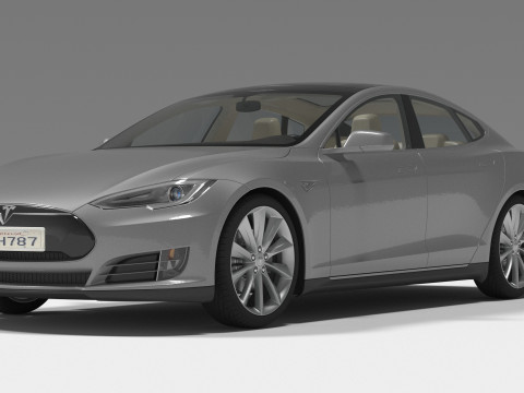 Tesla Eletric 3D Modell