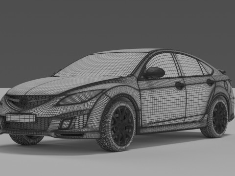 Pack 10 Cars 3D Model