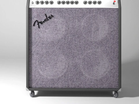 Ampli Guitar Fender 3D Model