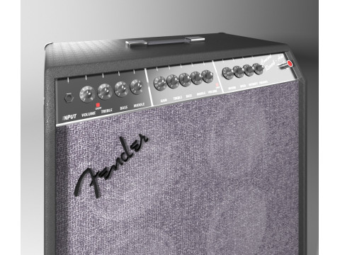 एम्पली गिटार फेंडर 3D मॉडल