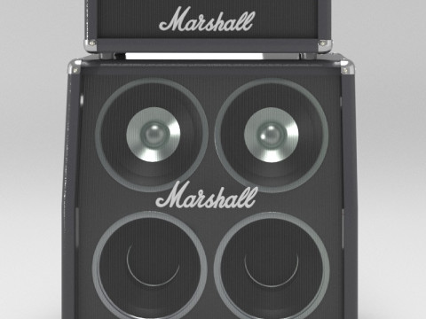 Ampli Marshall Big Model 3D