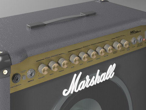Ampli Marshall Modèle 3D