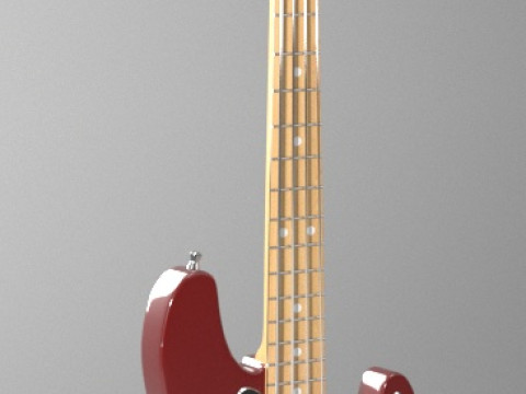Baixo Fender Jazz Bass 3D Model