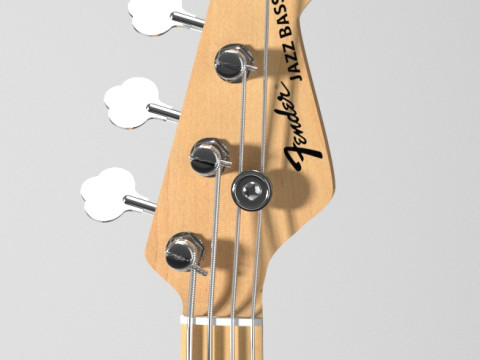 Baixo Fender Jazz Bass 3D Model