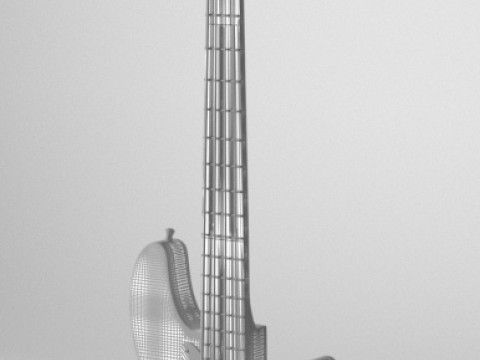 Baixo Fender Jazz Bass 3D Model