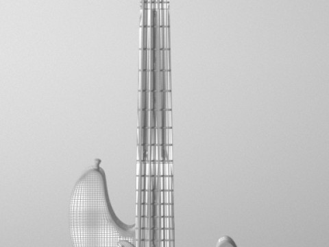 Baixo Fender Jazz Bass 3D Model