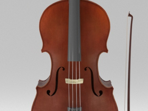 Bass Cello Model 3D
