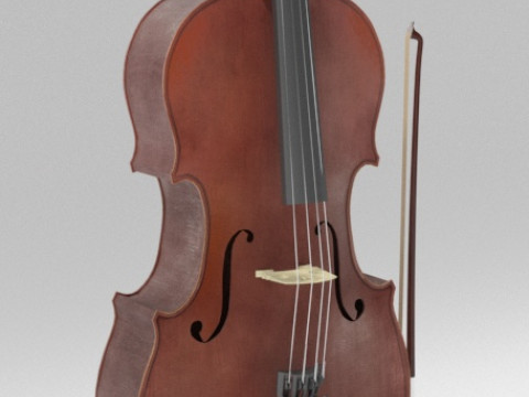 Bass Cello Model 3D