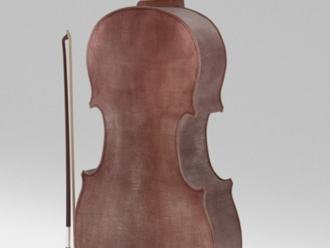 Bass Cello Model 3D
