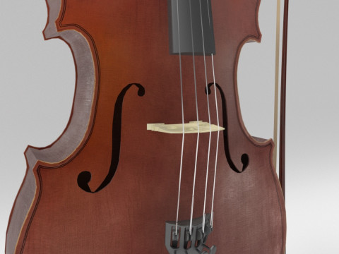 Bass Cello Model 3D