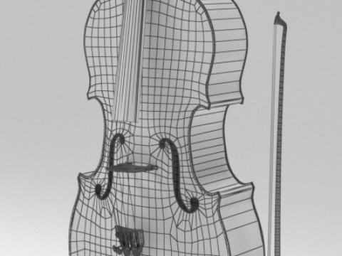 Bass Cello Model 3D