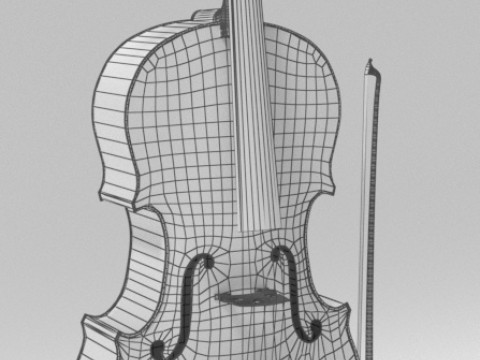 Bass Cello Model 3D