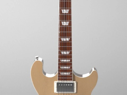 Gibson LesPaul Double Cutaway 3D Model