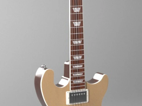 Gibson LesPaul Double Cutaway 3D Model
