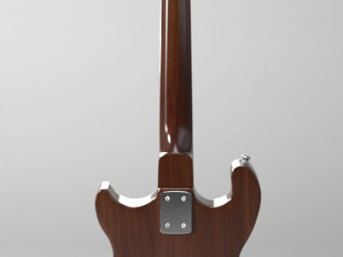Gibson LesPaul Double Cutaway 3D Model