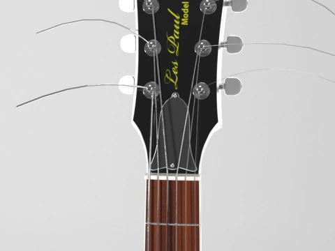 Gibson LesPaul Double Cutaway 3D Model