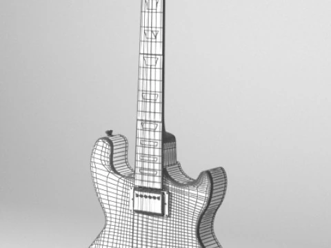 Gibson LesPaul Double Cutaway 3D Model