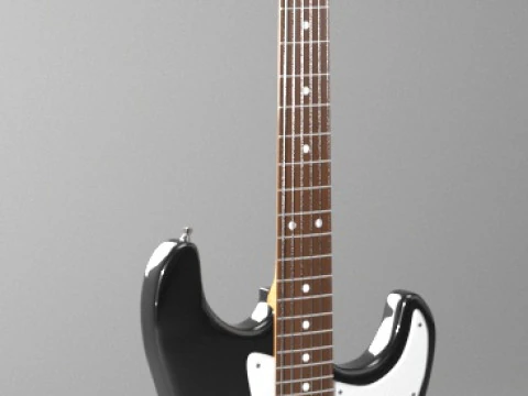 Guitar Fender Stratocaster 3D Model