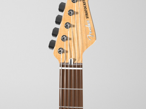 Гітара Fender Stratocaster 3D Модель