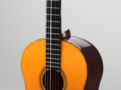 Guitar Unpluged Modelo 3D
