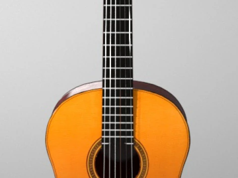 Guitar Unpluged 3D Model