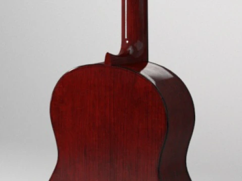 Guitar Unpluged 3D Model