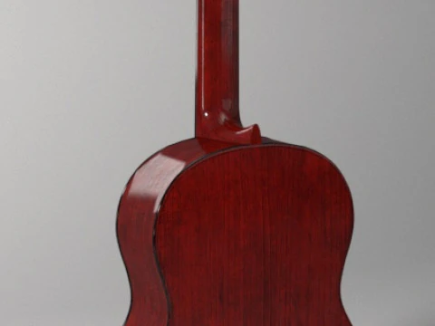 Guitar Unpluged 3D Model