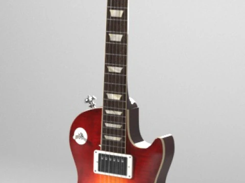 Gitaar Gibson Les Paul 3D Model